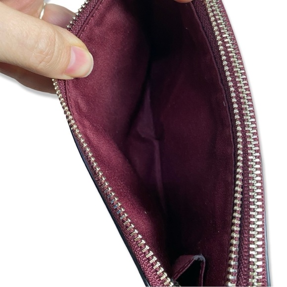 COACH Double Corner Zip Wristlet Wallet - Picture 5 of 9